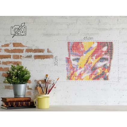 Zažehlovací korálky - Barevná tvář