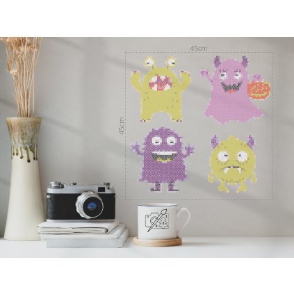 Zažehlovací korálky - Halloweenské příšerky