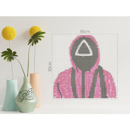 Zažehlovací korálky - Squid game - strážce 2