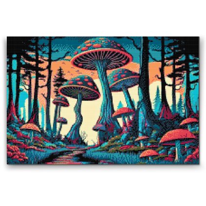 Diamond Painting - Toadstools
