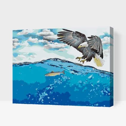Paint by Number - Eagle on the Hunt