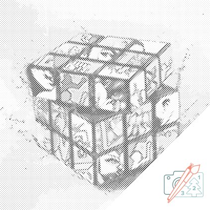 Dotting points - Rubik's Cube