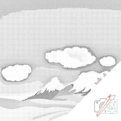 Dotting points - Sketch of the Mountains