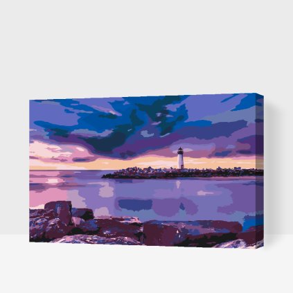 Paint by Number - Lighthouse in Santa Cruz