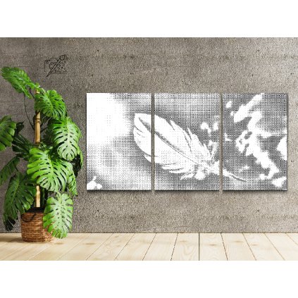 Dotting points - A Feather (set of 3)