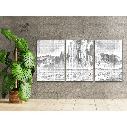 Dotting points - Desert Rock formations (set of 3)