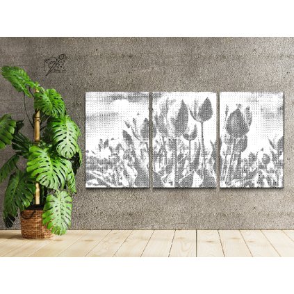 Dotting points - Tulip Field (set of 3)