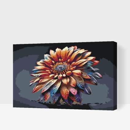 Paint by Number - Rainbow Flower