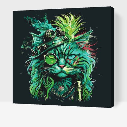 Paint by Number - Punk Cat