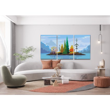 Paint by Number - Tiny Island (set of 3)