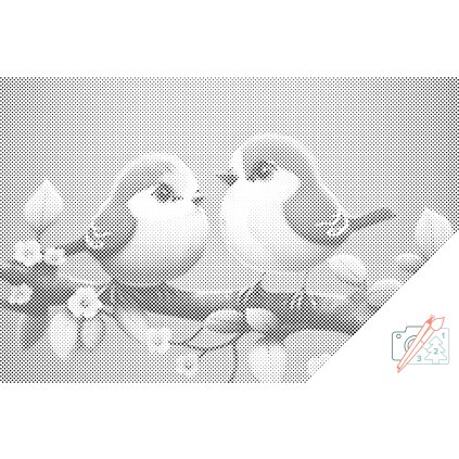 Dotting points - Cute Birds