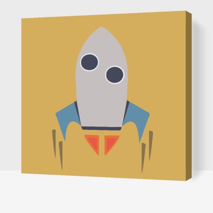Paint by Number - Rocket 