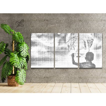 Tečkování - Lampion štěstí (sada 3 ks)