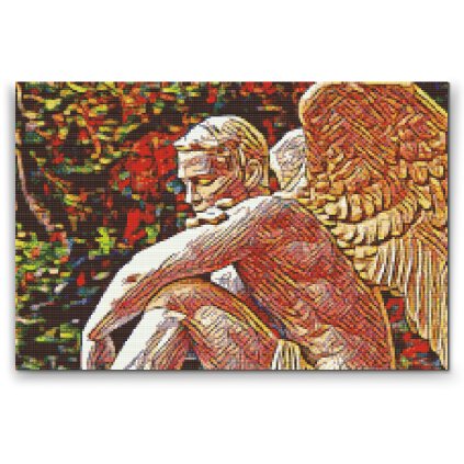 Diamantové malování - Nebeský anděl