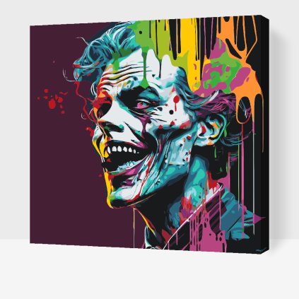 Malování podle čísel - Šílený klaun