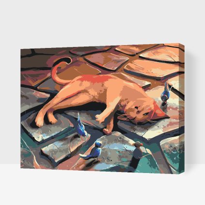 Paint by Number - Playful Cat