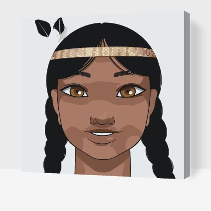 Paint by Number - Little Indian