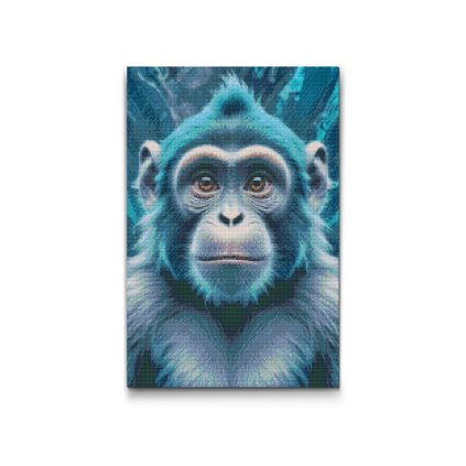 M2_Diamond_Paintings_-_Monkey_in_shades_of_dark_turquoise