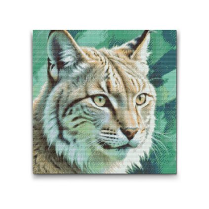 M2_Diamond_Paintings_-_Lynx_in_shades_of_muted_green