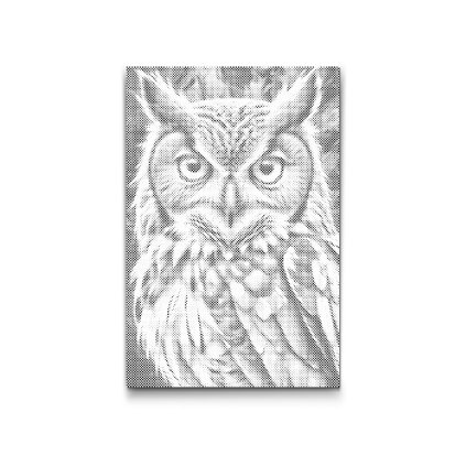 M2_Dotting_Points_-_Owl_in_shades_of_dark_turquoise