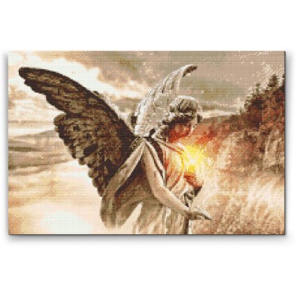 Diamond Painting - Angel with a Candle