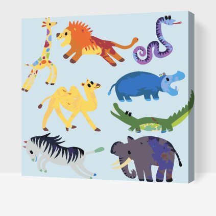 Paint by Number - Cute animals