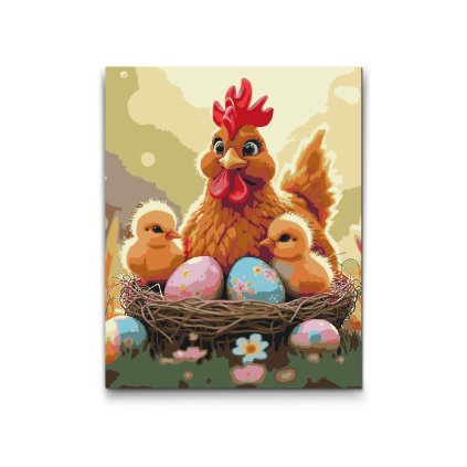 M2_Painting_by_Numbers_-_Hen_and_chickens