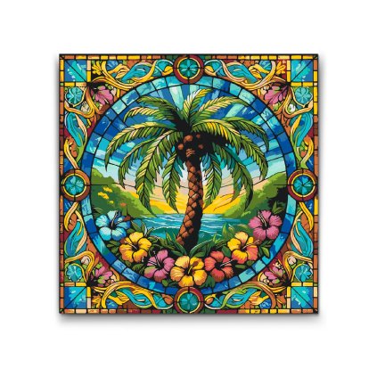 M2_Painting_by_Numbers_-_Stained_glass_palm_tree