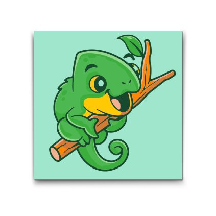 M2_Painting_by_Numbers_-_Chameleon_on_a_branch