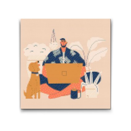 M2_Diamond_Paintings_-_Illustration_-_Working_from_home