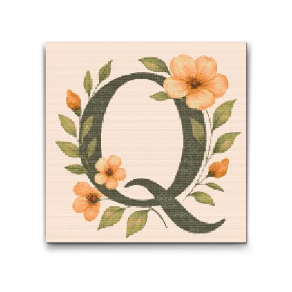 M2_Diamond_Paintings_-_Letter_Q_-_Floral_Pattern