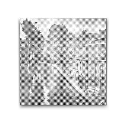 Dot painting - Herfst in Utrecht - Nederland