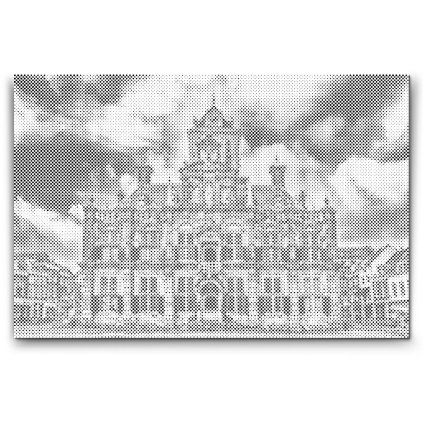 Dot painting - Stadhuis Delft - Nederland