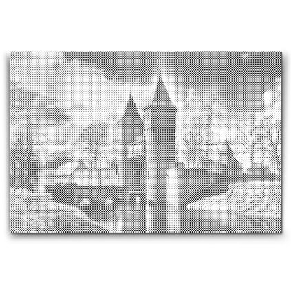 Dot painting - Kasteel de Haar - Nederland