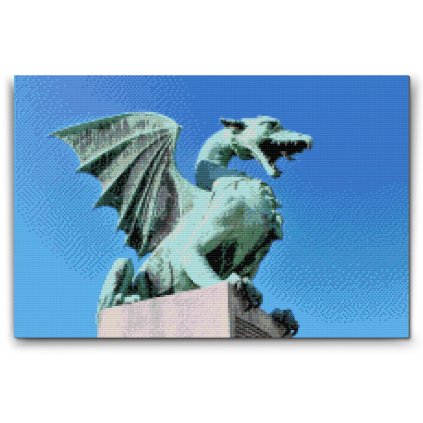 Diamond painting - Drakenbrug, Ljubljana – Slovenië