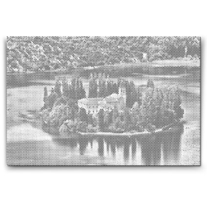 Dot painting - Eiland Visovac - Kroatië