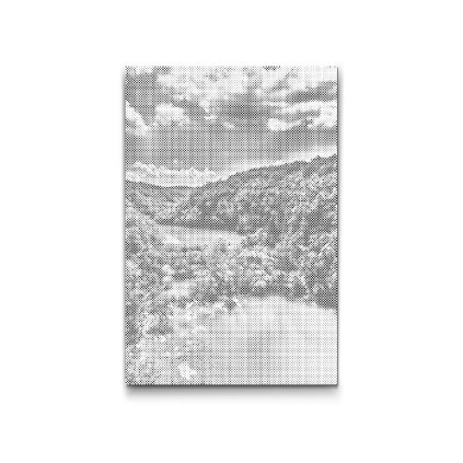 Dot painting - Plitvicemeren - Kroatië