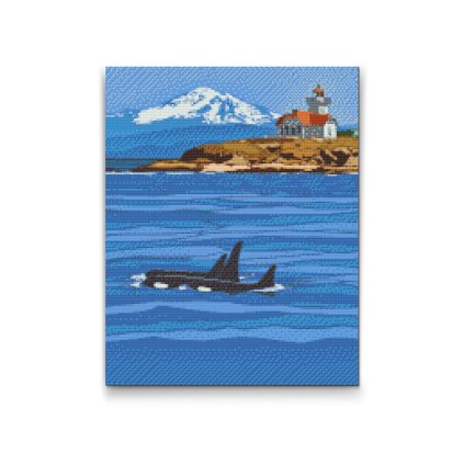 Diamond Painting - Orcas