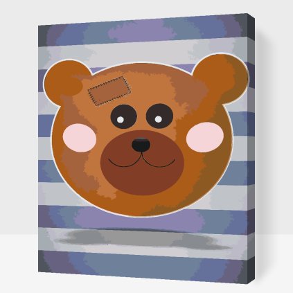 Paint by Number - Bear from Poster