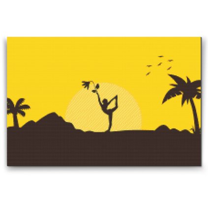Diamond Painting - Yoga by Sunrise