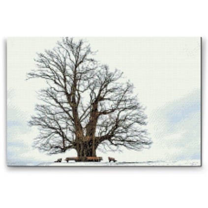 Diamond Painting - Lonely Tree