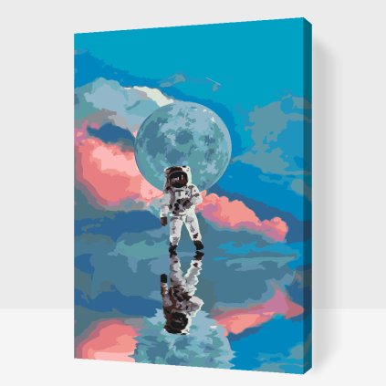 Paint by Number - Astronaut on water
