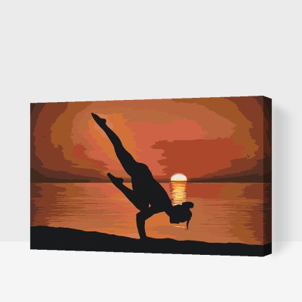 Paint by Number - Yoga on the Beach
