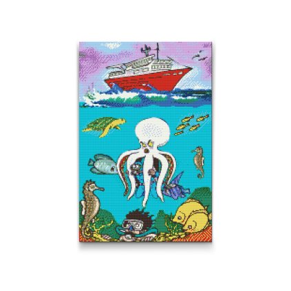 Diamond Painting - No Diving in my Territory