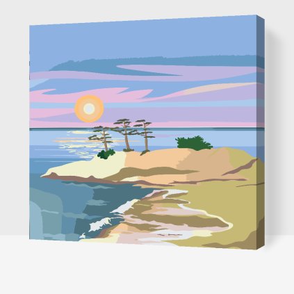 Paint by Number - Vacation on the Island