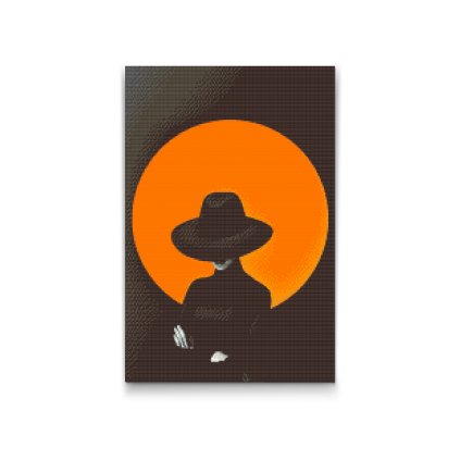 Diamond Painting - Mysterious Woman in the Hat