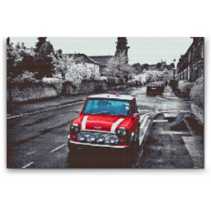 Diamond Painting - Minicooper on the Road
