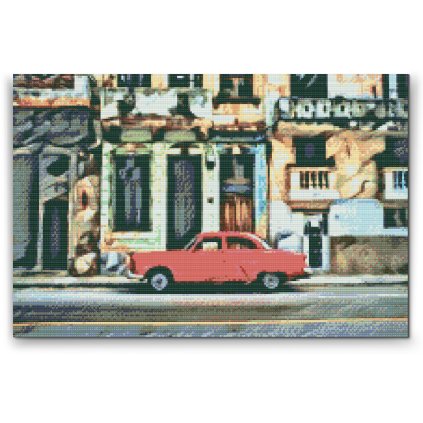 Diamond Painting - Traveling around Cuba by Car