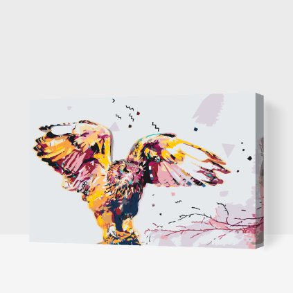 Paint by Number - Golden Snowy Owl