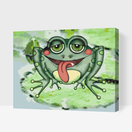 Paint by Number - Frog with Red Cheeks